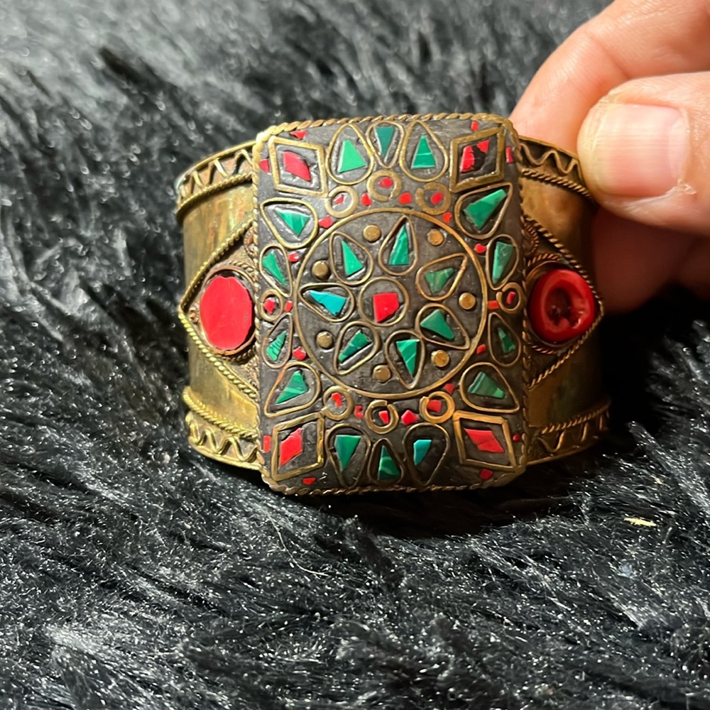 Beautiful brass cuff
